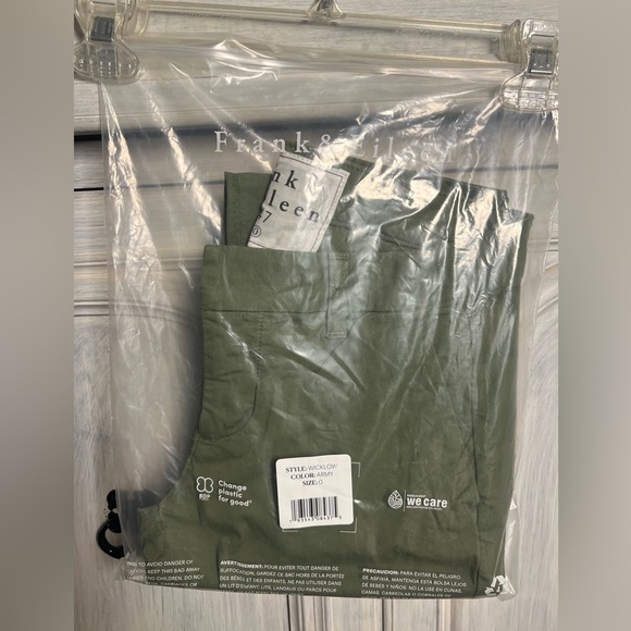 Frank & Eileen Wicklow Italian Performance Chino Pants Army Green - Picture 7 of 9